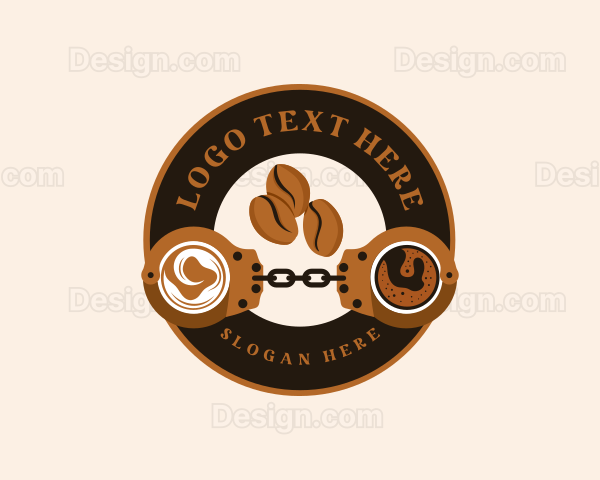 Coffee Bean Handcuffs Logo