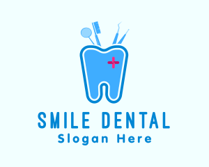 Medical Tooth Tools logo design