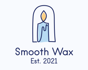 Scented Candle Wax logo design