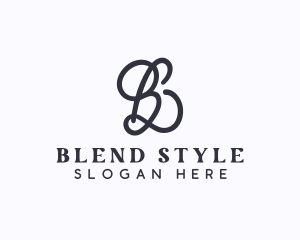 Beauty Styling Boutique Letter B logo design