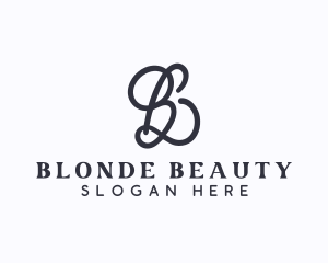 Beauty Styling Boutique Letter B logo design