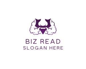 Violet Bearded V  logo design