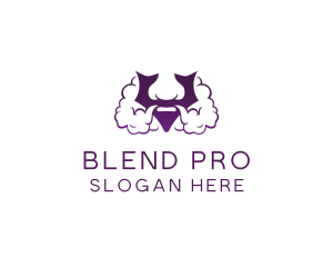 Violet Bearded V  logo design