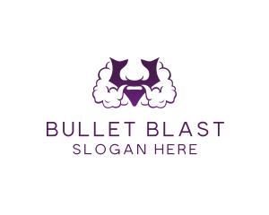 Violet Bearded V  logo design