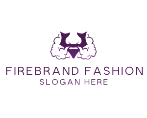 Violet Bearded V  logo