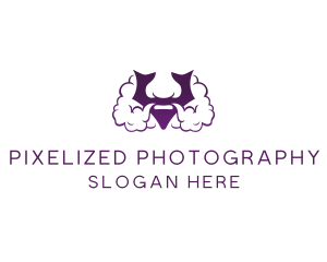 Violet Bearded V  logo design