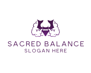 Violet Bearded V  logo design