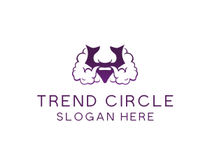 Violet Bearded V  logo