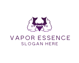 Violet Bearded V  logo design