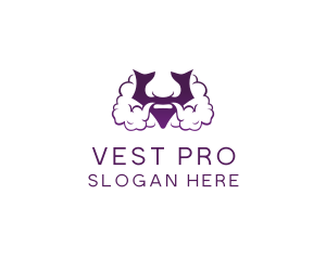 Violet Bearded V  logo design