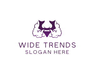 Violet Bearded V  logo