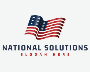 American National Flag logo