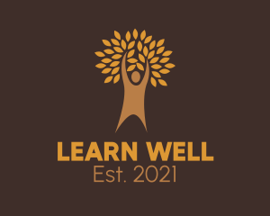 Autumn Leaves Wellness  logo design