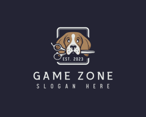 Dog Puppy Groomer logo
