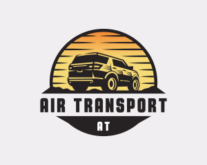 SUV Car Transportation logo design