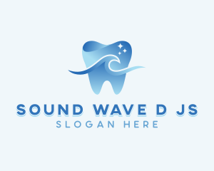 Wave Tooth Dentist logo design