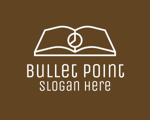 Elegant Book Clock Logo