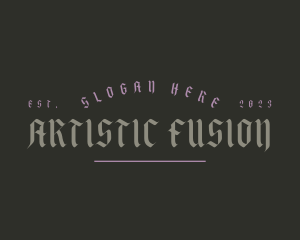 Gothic Calligraphy Business Logo