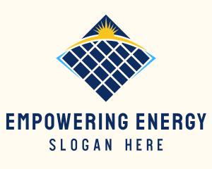 Solar Panel Energy logo design