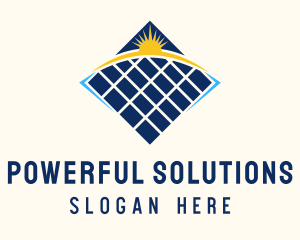 Solar Panel Energy logo design