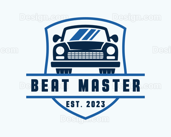Auto Detailing Car Dealer Logo