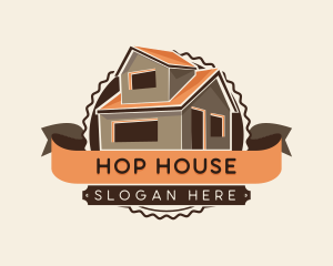 House Roofing Residential logo design