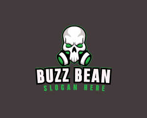 Skull Gas Mask logo design