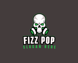 Skull Gas Mask logo design