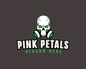 Skull Gas Mask logo design