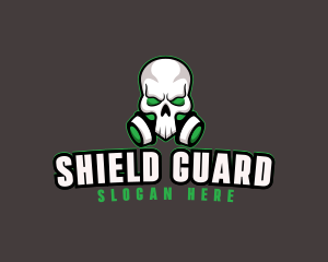 Skull Gas Mask logo design