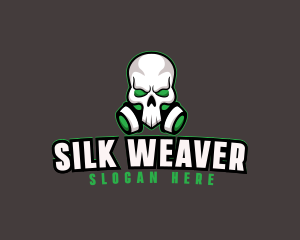 Skull Gas Mask logo design