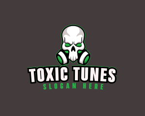 Skull Gas Mask logo