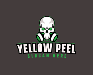 Skull Gas Mask logo design