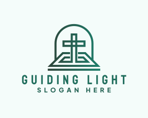 Religious Altar Cross logo design