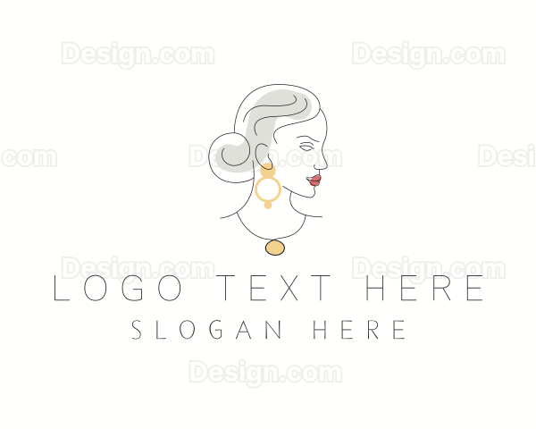 Luxury Fashion Lady Logo