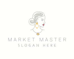 Luxury Fashion Lady  Logo