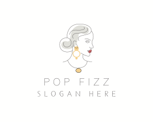 Luxury Fashion Lady  Logo