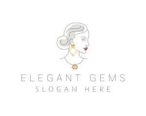 Luxury Fashion Lady  logo design