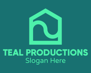 Teal Pentagon House logo