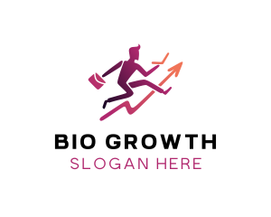 Work Employee Growth logo design