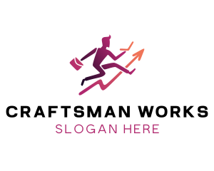 Work Employee Growth logo design