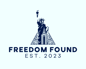 America Art Deco Liberty logo
