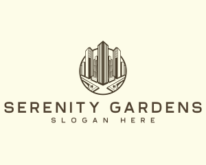 Building Apartment Tower logo design