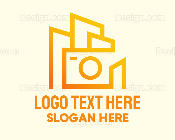 Modern Camera Building Logo