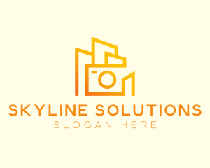 Modern Camera Building logo design