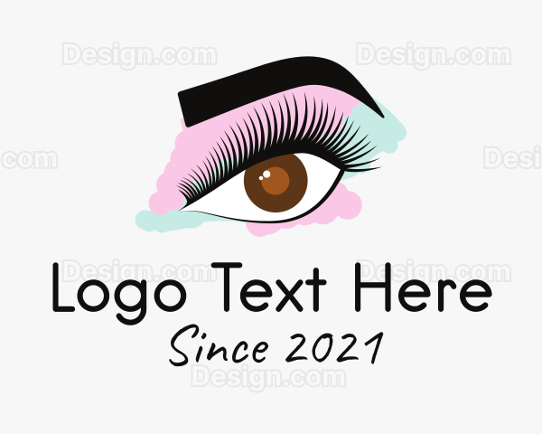 Eyebrow Eyelashes Salon Logo