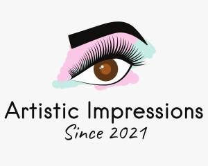 Eyebrow Eyelashes Salon  logo design