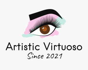 Eyebrow Eyelashes Salon  logo design