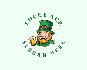 Leprechaun Beer Pub logo design