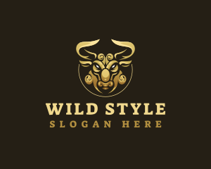 Wild Bull Ranch logo design